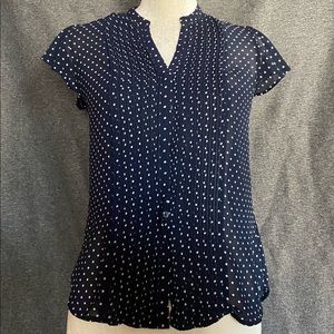 Polka Dot H&M Short Sleeve Blouse